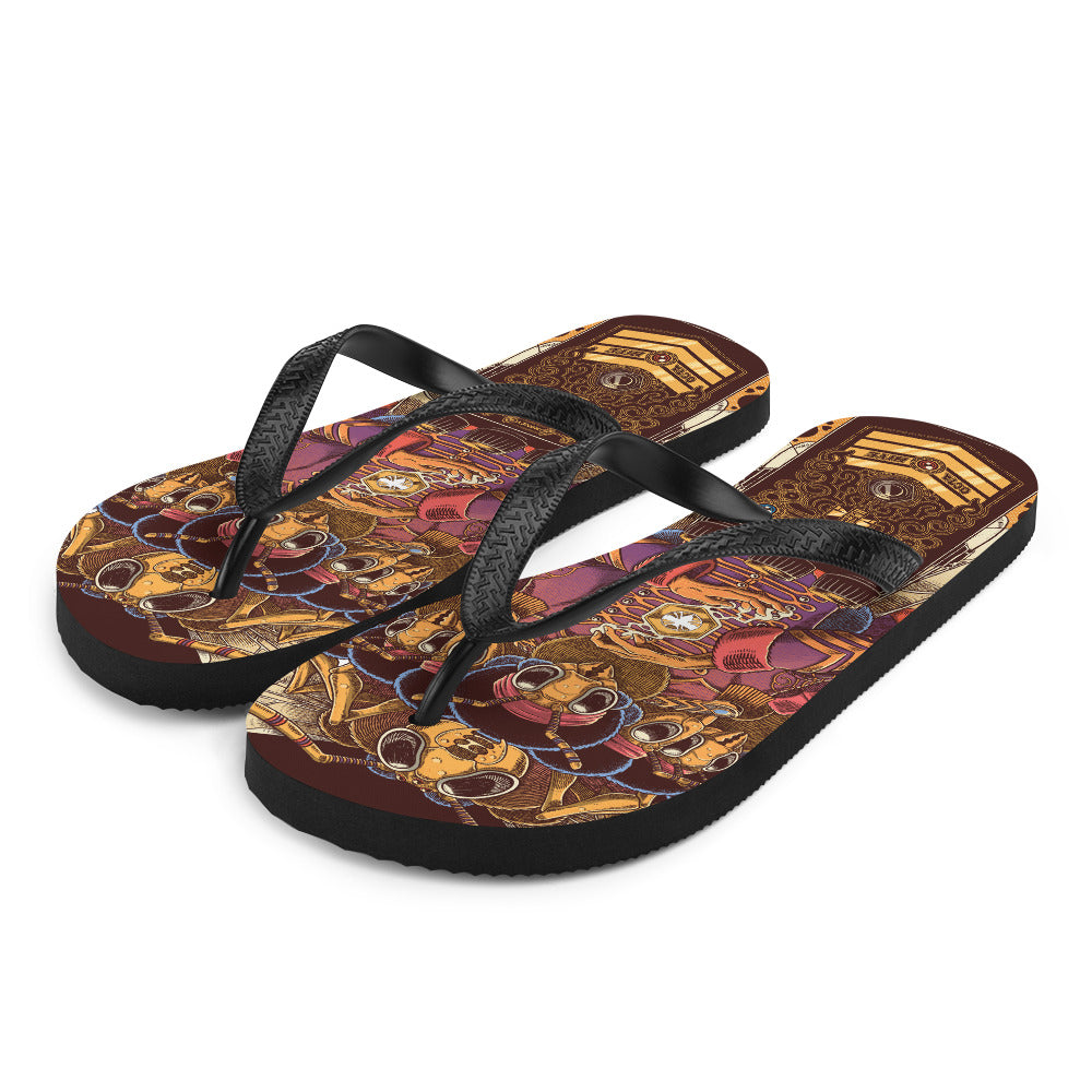 Octahive Flip Bee Flops