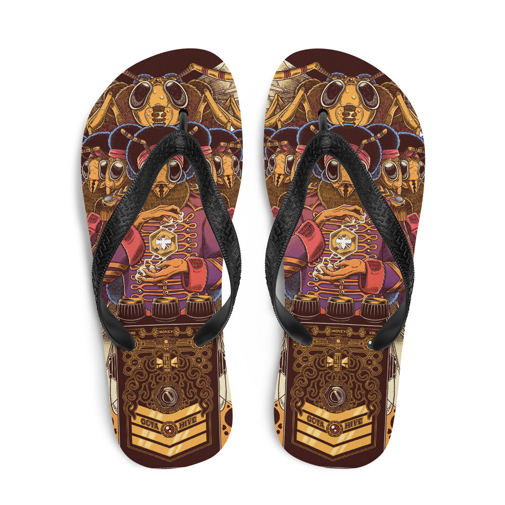 Octahive Flip Bee Flops