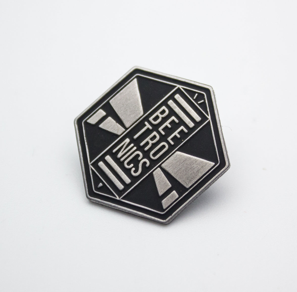 Silver Logo Enamel Pin