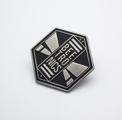 Silver Logo Enamel Pin