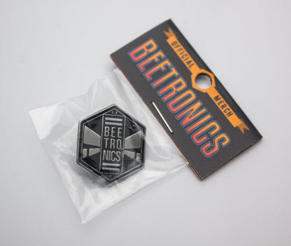 Silver Logo Enamel Pin